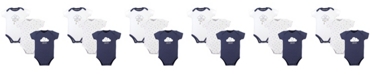 Hudson Baby Bodysuits, 3-Pack, 0-24 Months